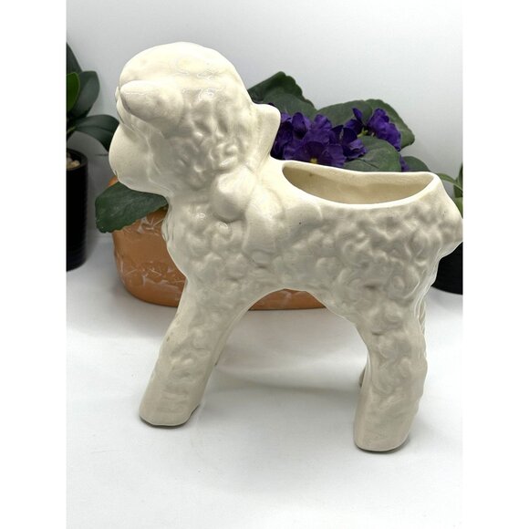 Unbranded Other - Vintage MCM Ceramic Baby Lamb Planter